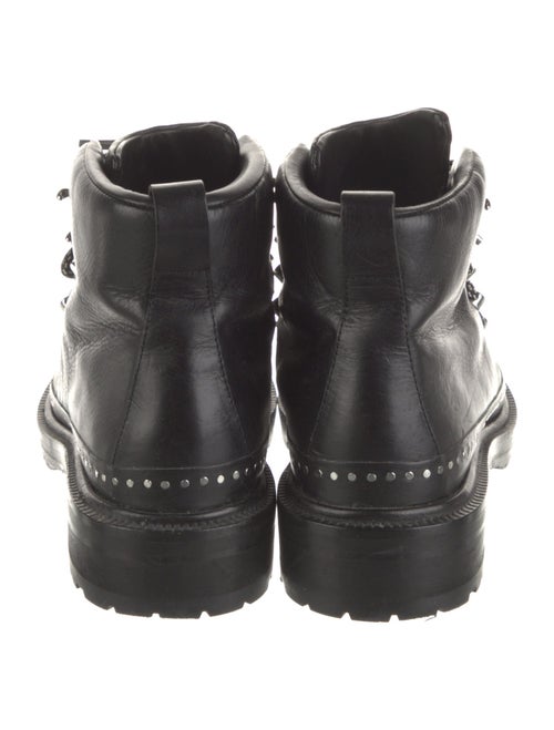 Rag & Bone Leather Studded Accents Combat Boots