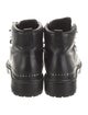 Rag & Bone Leather Studded Accents Combat Boots