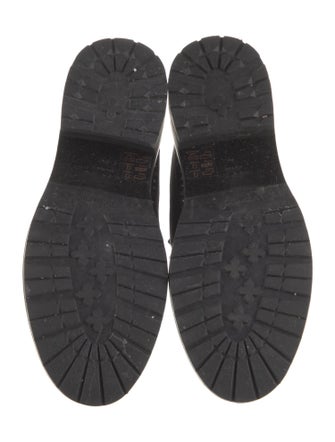 Rag & Bone Leather Studded Accents Combat Boots