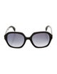 Rag & Bone Square Gradient Sunglasses