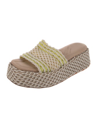 Rag & Bone Leather Printed Slides