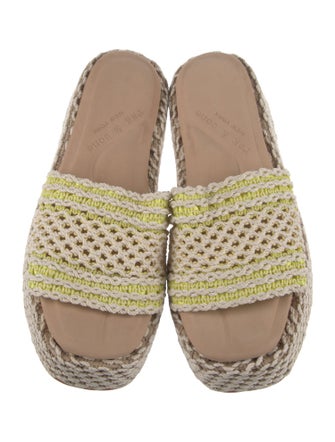 Rag & Bone Leather Printed Slides