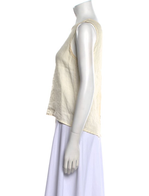 Rag & Bone Silk Crew Neck Crop Top