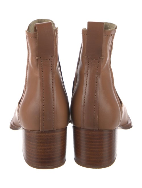 Rag & Bone Leather Grosgrain Trim Chelsea Boots