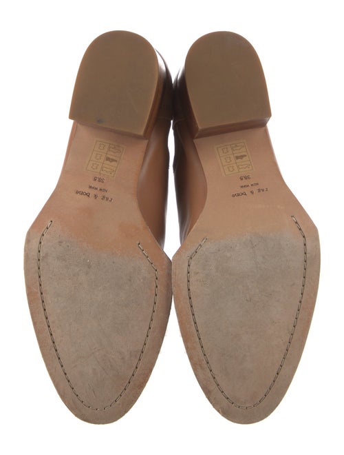 Rag & Bone Leather Grosgrain Trim Chelsea Boots