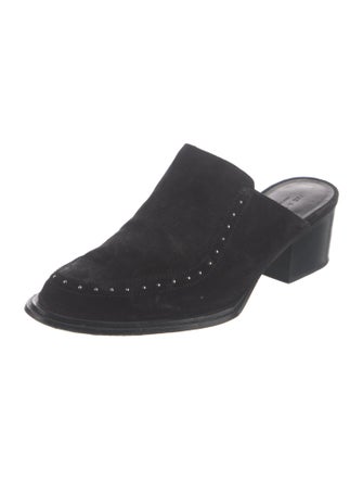 Rag & Bone Suede Studded Accents Mules