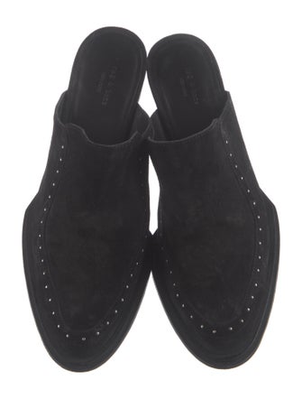 Rag & Bone Suede Studded Accents Mules