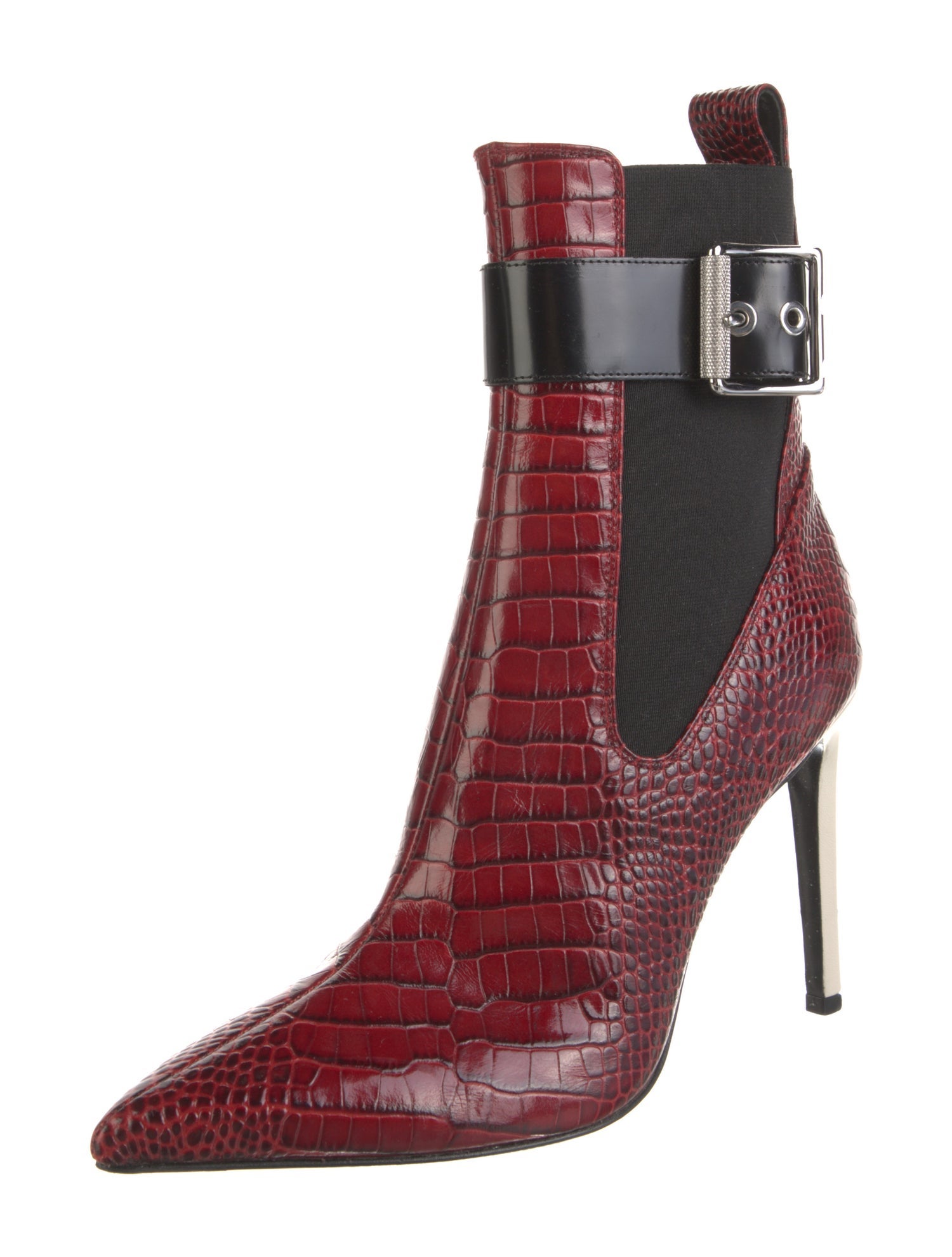 Rag & Bone Leather Colorblock Pattern Chelsea Boots