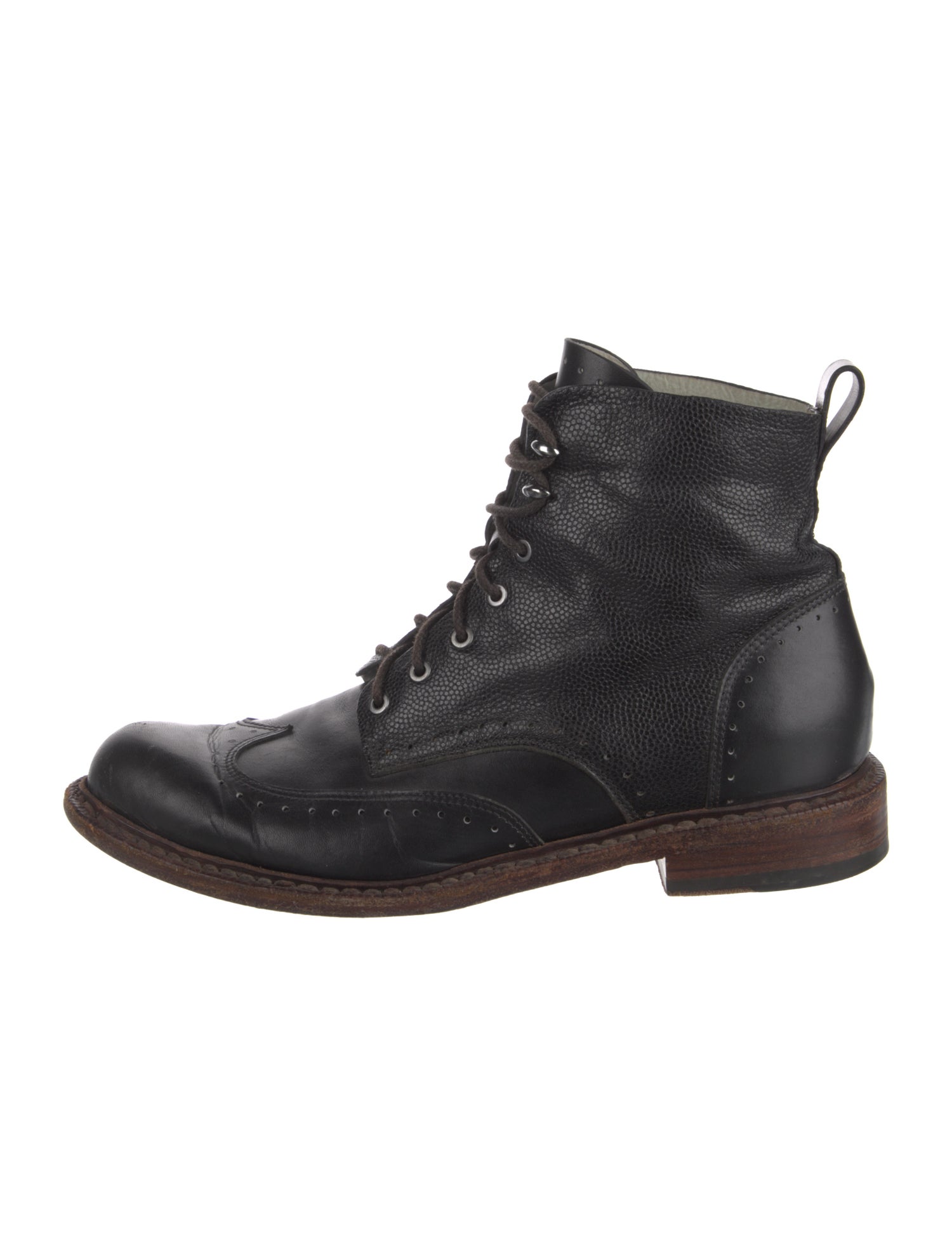 Rag & Bone Leather Combat Boots