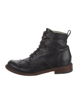 Rag & Bone Leather Combat Boots