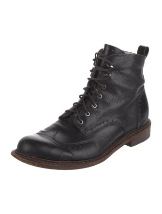 Rag & Bone Leather Combat Boots