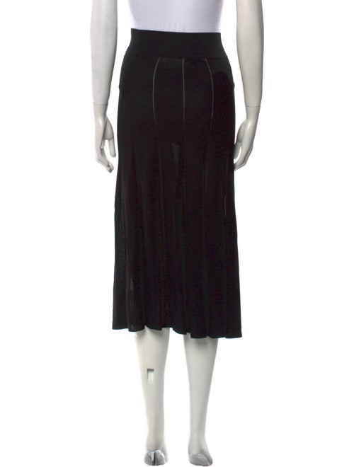 Rag & Bone Pleated Accents Midi Length Skirt