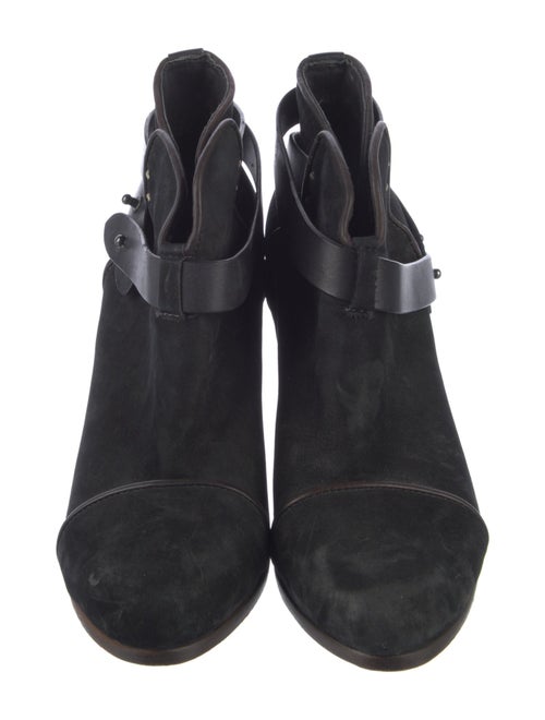 Rag & Bone Suede Leather Trim Embellishment Boots