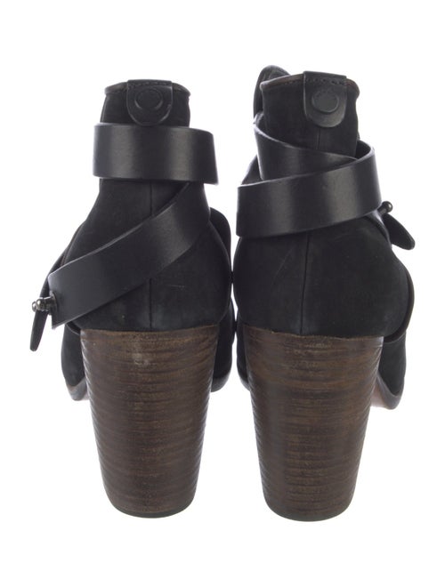 Rag & Bone Suede Leather Trim Embellishment Boots