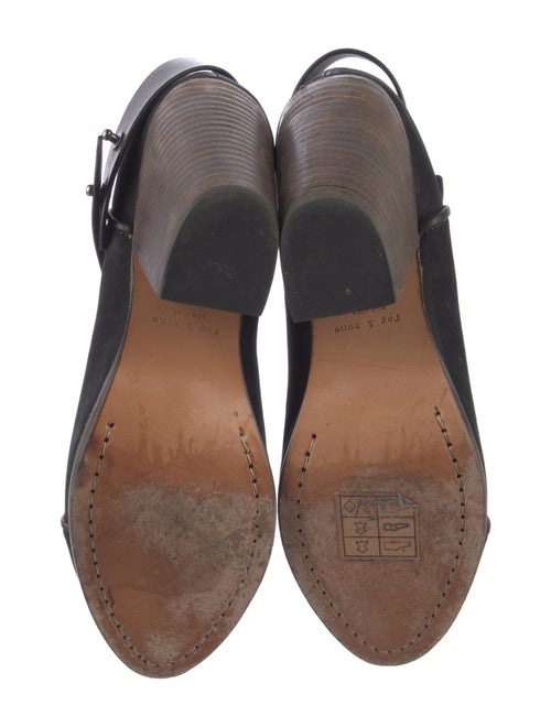 Rag & Bone Suede Leather Trim Embellishment Boots