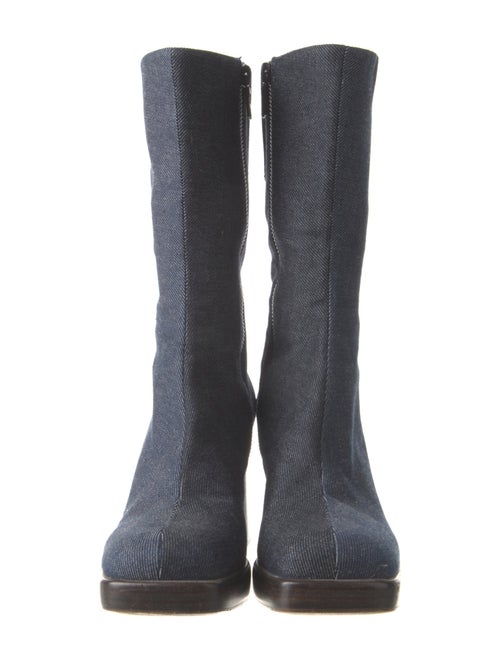 Rag & Bone Denim Printed Sock Boots