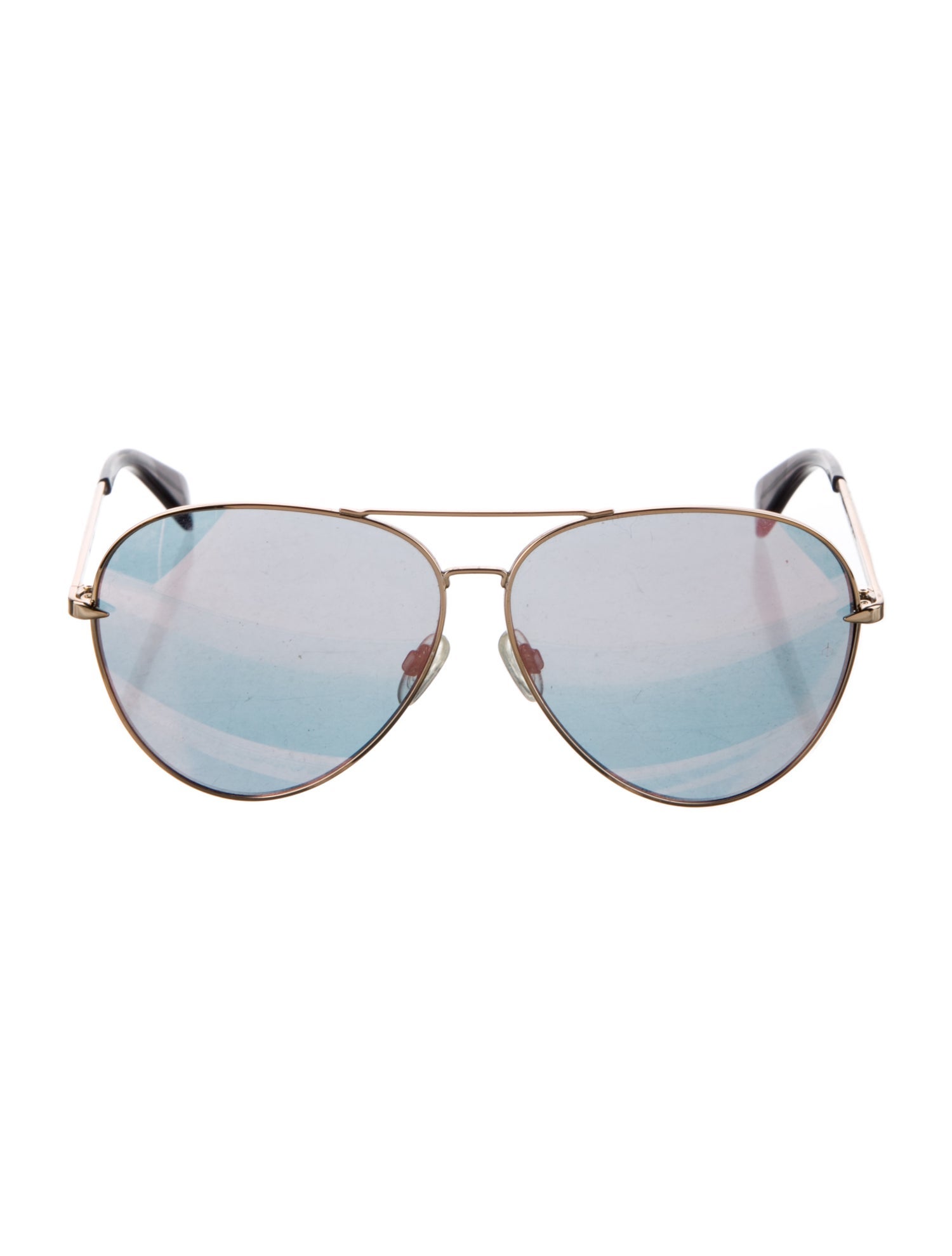 Rag & Bone Aviator Mirrored Sunglasses