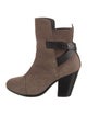 Rag & Bone Suede Leather Trim Embellishment Boots