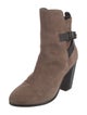 Rag & Bone Suede Leather Trim Embellishment Boots