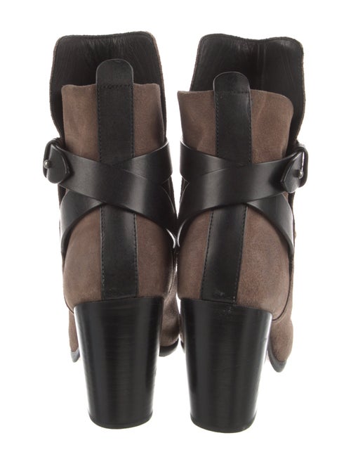 Rag & Bone Suede Leather Trim Embellishment Boots