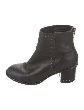 Rag & Bone Leather Studded Accents Boots