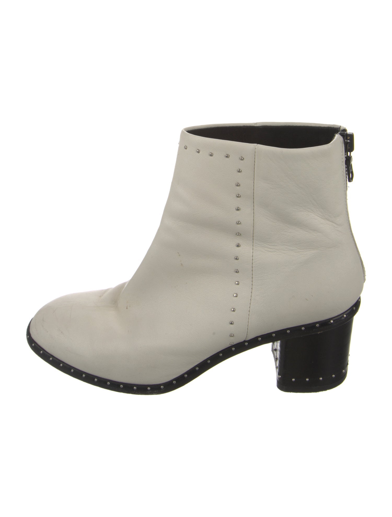 Rag & Bone Leather Studded Accents Boots