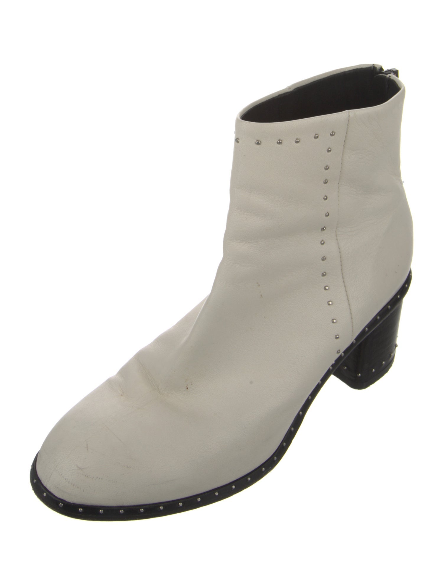Rag & Bone Leather Studded Accents Boots