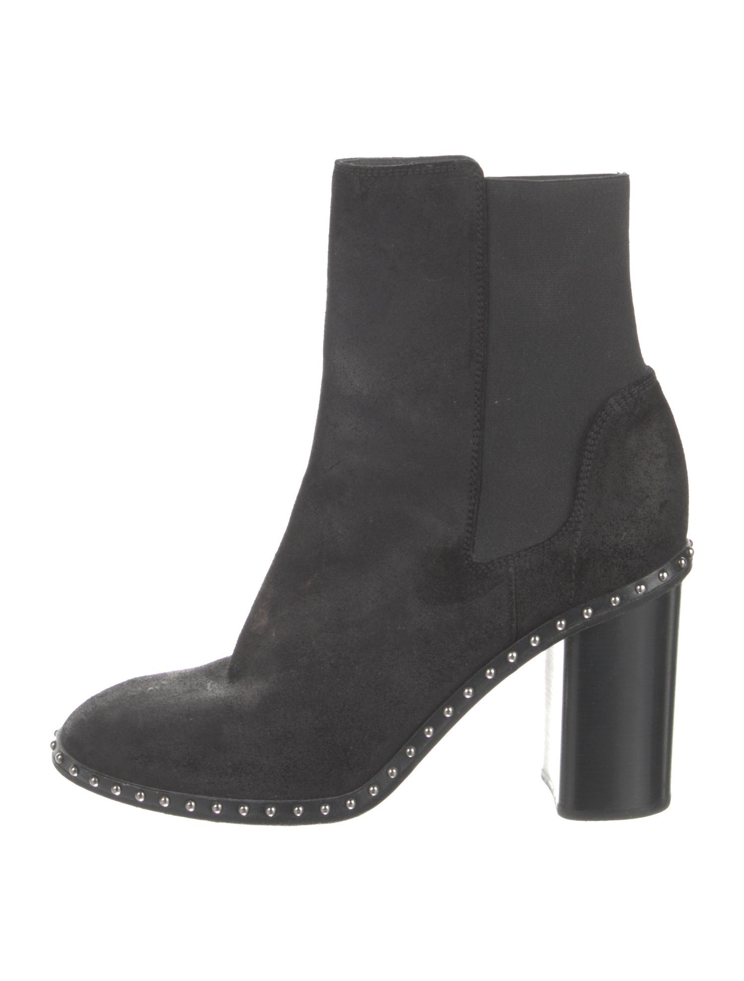 Rag & Bone Suede Studded Accents Sock Boots