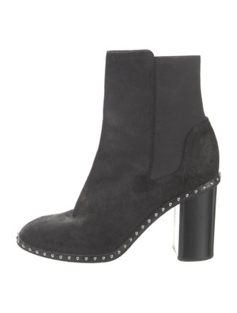 Rag & Bone Suede Studded Accents Sock Boots
