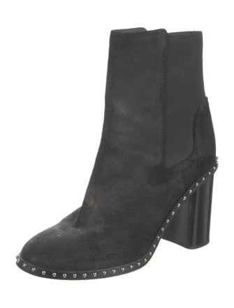 Rag & Bone Suede Studded Accents Sock Boots