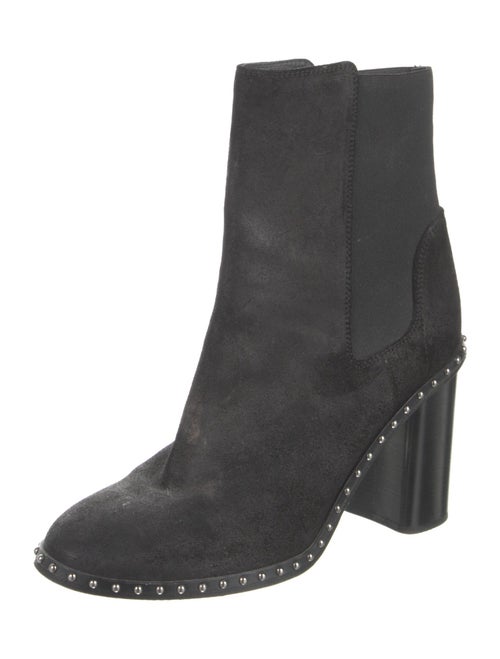 Rag & Bone Suede Studded Accents Sock Boots