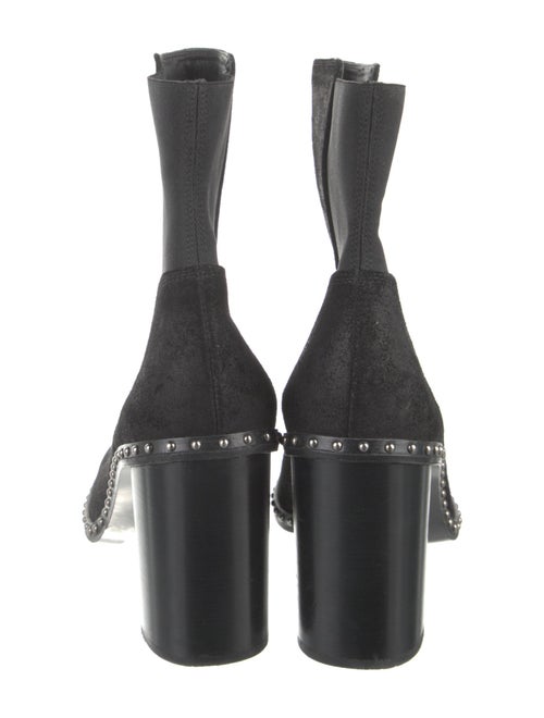 Rag & Bone Suede Studded Accents Sock Boots