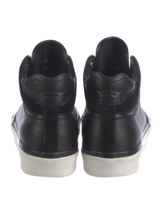 Rag & Bone Leather Colorblock Pattern Sneakers