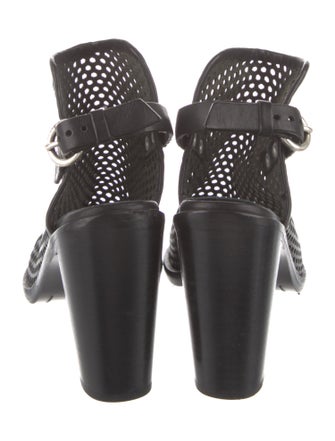 Rag & Bone Leather Lasercut Accents Slingback Sandals