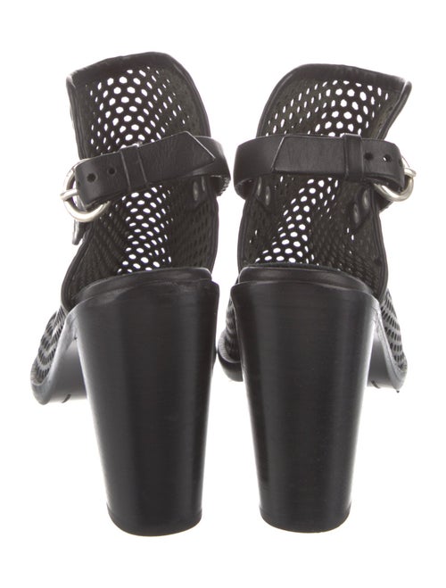 Rag & Bone Leather Lasercut Accents Slingback Sandals