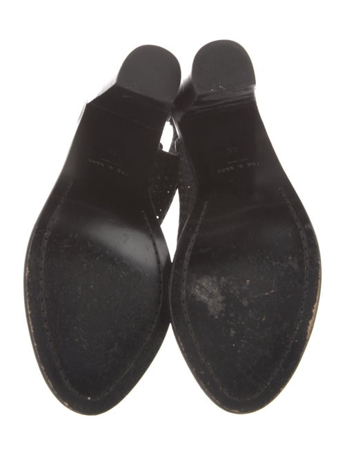 Rag & Bone Leather Lasercut Accents Slingback Sandals