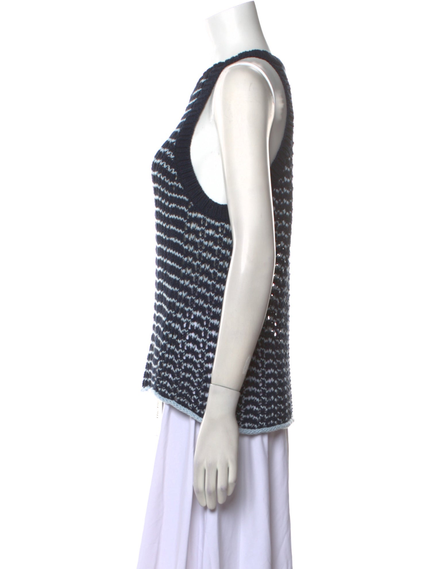 Rag & Bone Striped Scoop Neck Sweater