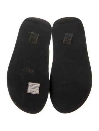 Rag & Bone Leather Colorblock Pattern Slides