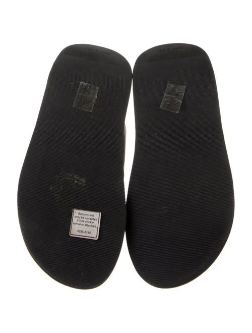 Rag & Bone Leather Colorblock Pattern Slides