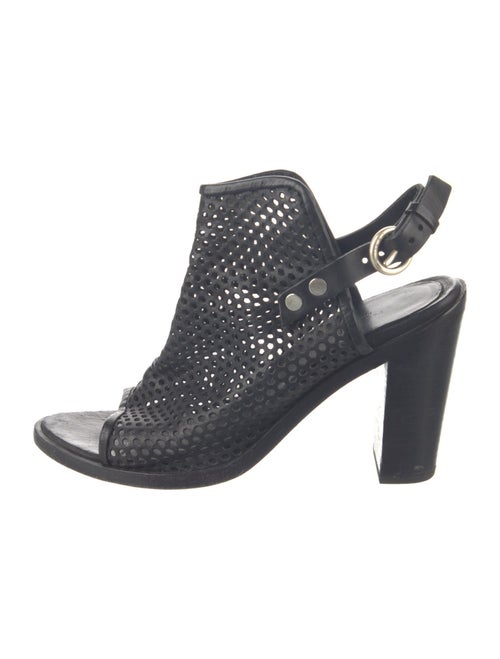 Rag & Bone Leather Lasercut Accents Slingback Sandals