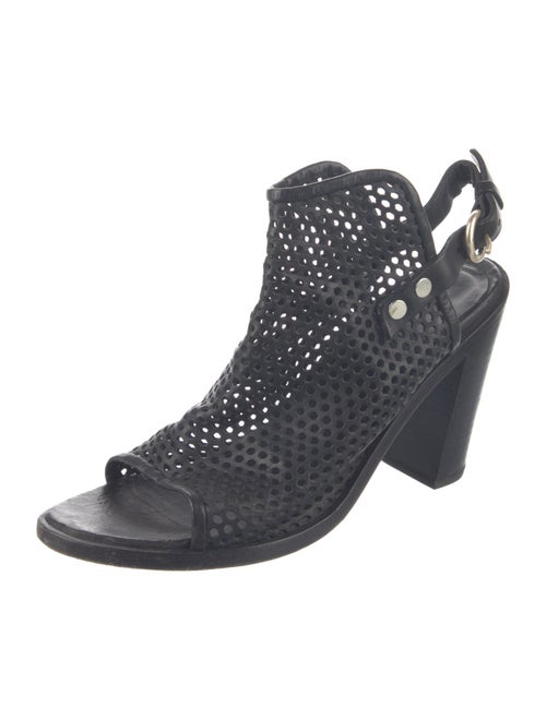 Rag & Bone Leather Lasercut Accents Slingback Sandals