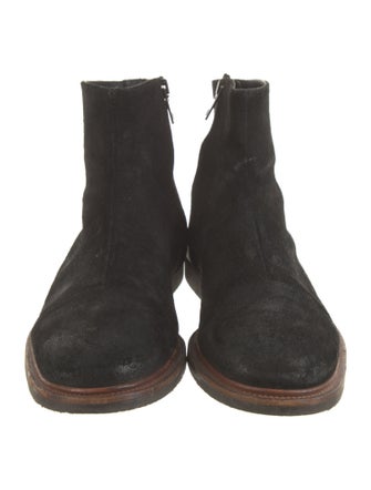 Rag & Bone Suede Leather Trim Embellishment Boots