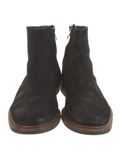 Rag & Bone Suede Leather Trim Embellishment Boots