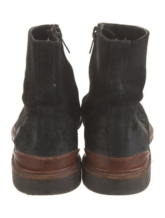 Rag & Bone Suede Leather Trim Embellishment Boots