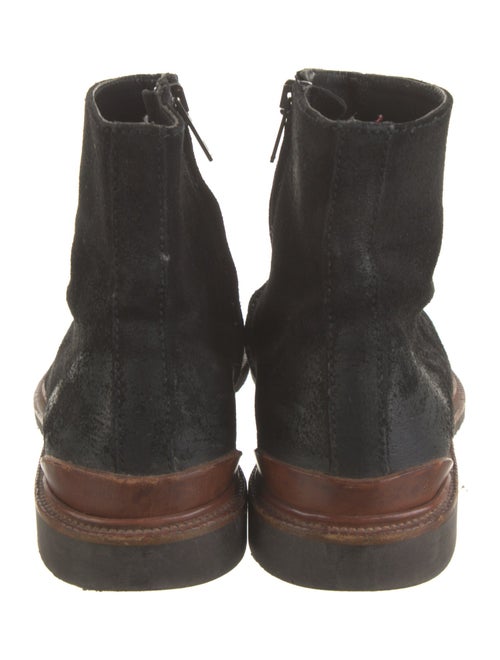 Rag & Bone Suede Leather Trim Embellishment Boots