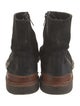 Rag & Bone Suede Leather Trim Embellishment Boots