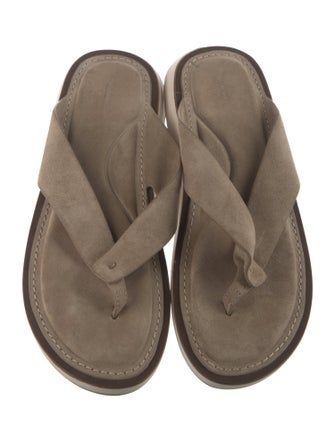 Rag & Bone Suede Flip Flops
