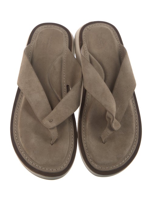 Rag & Bone Suede Flip Flops