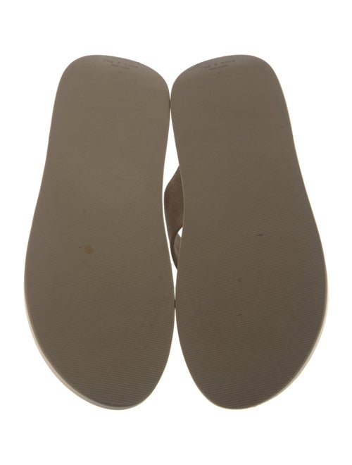 Rag & Bone Suede Flip Flops