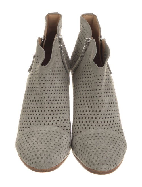 Rag & Bone Suede Lasercut Accents Boots